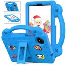 For Xiaomi Redmi Pad SE 4G 8.7 Handle Kickstand Children EVA Shockproof Tablet Case(Sky Blue) - 1