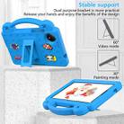 For Xiaomi Redmi Pad SE 4G 8.7 Handle Kickstand Children EVA Shockproof Tablet Case(Sky Blue) - 3