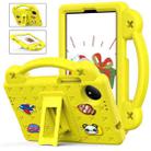 For Xiaomi Redmi Pad SE 4G 8.7 Handle Kickstand Children EVA Shockproof Tablet Case(Yellow) - 1