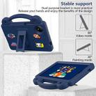 For Xiaomi Redmi Pad SE 4G 8.7 Handle Kickstand Children EVA Shockproof Tablet Case(Navy Blue) - 3