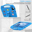 For Xiaomi Pad 7 / 7 Pro 2024 Handle Kickstand Children EVA Shockproof Tablet Case(Sky Blue) - 3