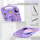 For Xiaomi Pad 7 / 7 Pro 2024 Handle Kickstand Children EVA Shockproof Tablet Case(Light Purple) - 3