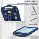 For Xiaomi Pad 7 / 7 Pro 2024 Handle Kickstand Children EVA Shockproof Tablet Case(Navy Blue) - 3