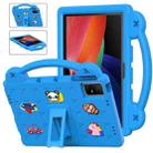 For TCL Tab 11 9466x3 Handle Kickstand Children EVA Shockproof Tablet Case(Sky Blue) - 1