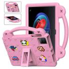 For TCL Tab 10 Gen2 10.36 2023 Handle Kickstand Children EVA Shockproof Tablet Case(Pink) - 1