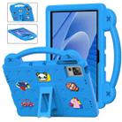 For DOOGEE T30 Pro 11 2023 Handle Kickstand Children EVA Shockproof Tablet Case(Sky Blue) - 1