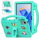 For Huawei MetePad 11 2023 / 2021 Handle Kickstand Children EVA Shockproof Tablet Case(Mint Green) - 1