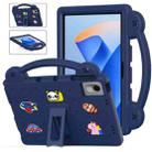 For Huawei MetePad 11 2023/2021 Handle Kickstand Children EVA Shockproof Tablet Case(Navy Blue) - 1
