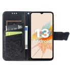 For UMIDIGI A13 Pro 5G Butterfly Love Flower Embossed Leather Phone Case(Black) - 3