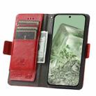For Google Pixel 7 Pro CaseNeo Splicing Dual Magnetic Buckle Leather Phone Case(Red) - 3