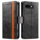 For Google Pixel 9a CaseNeo Splicing Dual Magnetic Buckle Leather Phone Case(Black) - 2