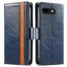 For Google Pixel 9a CaseNeo Splicing Dual Magnetic Buckle Leather Phone Case(Blue) - 2