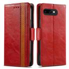 For Google Pixel 9a CaseNeo Splicing Dual Magnetic Buckle Leather Phone Case(Red) - 2