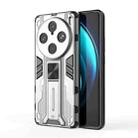 For vivo X100 Pro Supersonic Armor PC Hybrid TPU Phone Case(Silver) - 1