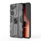 For vivo iQOO Neo9 Pro / Neo9 Supersonic Armor PC Hybrid TPU Phone Case(Black) - 1