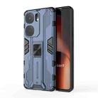 For vivo iQOO Neo9 Pro / Neo9 Supersonic Armor PC Hybrid TPU Phone Case(Blue) - 1