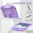For  Lenovo Xiaoxin Pad Pro 12.7 2025 Handle Kickstand Children EVA Shockproof Tablet Case(Light Purple) - 3