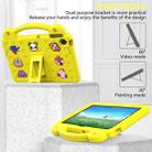 For Lenovo Tab TB-311 / WIFI 10.1 2025 Handle Kickstand Children EVA Shockproof Tablet Case(Yellow) - 3
