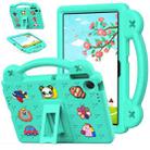 For Lenovo Tab K10 Gen 2 / WiFi 2025 Handle Kickstand Children EVA Shockproof Tablet Case(Mint Green) - 1