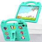 For Lenovo Tab K10 Gen 2 / WiFi 2025 Handle Kickstand Children EVA Shockproof Tablet Case(Mint Green) - 2