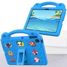 For Lenovo Tab K10 Gen 2 / WiFi 2025 Handle Kickstand Children EVA Shockproof Tablet Case(Sky Blue) - 2