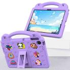 For Lenovo Tab K10 Gen 2 / WiFi 2025 Handle Kickstand Children EVA Shockproof Tablet Case(Light Purple) - 2