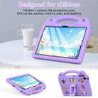 For Lenovo Tab K10 Gen 2 / WiFi 2025 Handle Kickstand Children EVA Shockproof Tablet Case(Light Purple) - 3