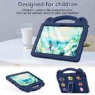 For Lenovo Tab K10 Gen 2 / WiFi 2025 Handle Kickstand Children EVA Shockproof Tablet Case(Navy Blue) - 3