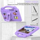 For Lenovo Tab One 8.7 2025 / K9 Handle Kickstand Children EVA Shockproof Tablet Case(Light Purple) - 3