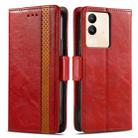 For vivo S16 CaseNeo Splicing Dual Magnetic Buckle Leather Phone Case(Red) - 2