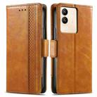 For vivo S16 Pro CaseNeo Splicing Dual Magnetic Buckle Leather Phone Case(Khaki) - 2