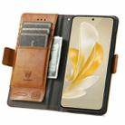 For vivo S16 Pro CaseNeo Splicing Dual Magnetic Buckle Leather Phone Case(Khaki) - 3