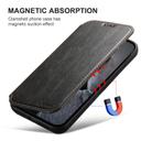 For iPhone 16 Suteni J05 Leather Magnetic MagSafe Phone Case(Black) - 2