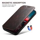 For iPhone 16 Suteni J05 Leather Magnetic MagSafe Phone Case(Brown) - 2