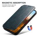 For iPhone 16 Suteni J05 Leather Magnetic MagSafe Phone Case(Blue) - 2