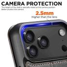 For iPhone 17 Pro Max Suteni J05 Leather Magnetic MagSafe Phone Case(Black) - 3