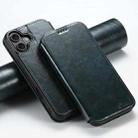 For iPhone 17 Suteni J05 Leather Magnetic MagSafe Phone Case(Blue) - 2