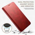 For iPhone 16 Suteni Calf Texture Horizontal Flip Leather Phone Case(Red) - 2