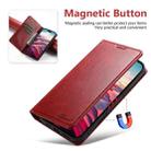 For iPhone 17 Pro Max Suteni Calf Texture Horizontal Flip Leather Phone Case(Red) - 3