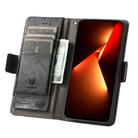 For Tecno Pova 4 4G CaseNeo Splicing Dual Magnetic Buckle Leather Phone Case(Black) - 3