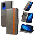 For Tecno Pova 4 4G CaseNeo Splicing Dual Magnetic Buckle Leather Phone Case(Gary) - 1