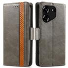 For Tecno Pova 4 4G CaseNeo Splicing Dual Magnetic Buckle Leather Phone Case(Gary) - 2