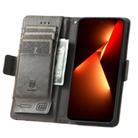 For Tecno Pova 4 4G CaseNeo Splicing Dual Magnetic Buckle Leather Phone Case(Gary) - 3