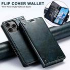 For iPhone 16 Pro Max Suteni Baroque Calf Texture Buckle Wallet Leather Phone Case(Blue) - 2