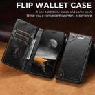 For iPhone 17 Pro Max Suteni Baroque Calf Texture Buckle Wallet Leather Phone Case(Black) - 2