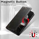 For iPhone 17 Pro Max Suteni Baroque Calf Texture Buckle Wallet Leather Phone Case(Black) - 3