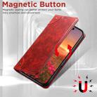For iPhone 17 Pro Max Suteni Baroque Calf Texture Buckle Wallet Leather Phone Case(Red) - 3