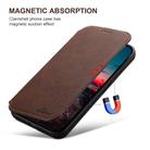 For iPhone 16 Suteni J06 Retro Matte Litchi Texture Leather MagSafe Phone Case(Brown) - 2