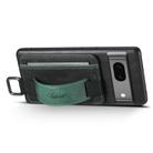 For Googel Pixel 8a Suteni H13 Card Wallet Wrist Strap Holder PU Phone Case(Black) - 2