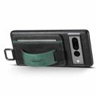 For Googel Pixel 9 Suteni H13 Card Wallet Wrist Strap Holder PU Phone Case(Black) - 2